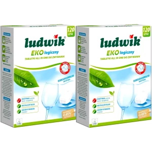 Tabletki do zmywarki LUDWIK Ekologiczne Soda All in One 2x120 240 szt.
