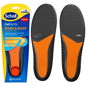 Wkładki do butów SCHOLL GelActiv Work & Boot L 40-46.5 Ochronne