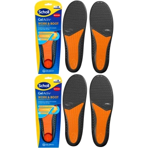 Wkładki do butów SCHOLL GelActiv Work & Boot L 40-46.5 Ochronne 2x