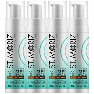 Szybki Samoopalacz St. Moriz Professional Fast Tanning Mousse Mus 4x 200 800ml