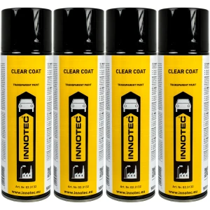 Odporny Lakier bezbarwny INNOTEC OEM UV Połysk Spray 4x500 2L