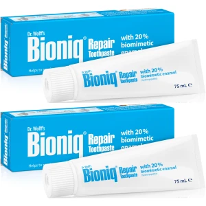 Pasta do zębów bez fluoru Bioniq Repair Biomimetyczne Szkliwo 2x 75ml
