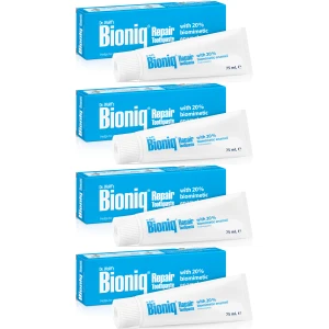 Pasta do zębów bez fluoru Bioniq Repair Biomimetyczne Szkliwo 4x 75ml