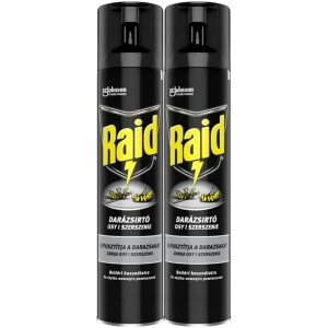Spray na osy i szerszenie RAID Czarny Aerozol Szybki 2x 300ml