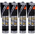 Klej konstrukcyjny SIKA 552 Sikaflex Hybrydowy Mocny Czarny 4x 300ml