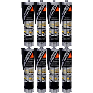 Klej konstrukcyjny SIKA 552 Sikaflex Montażowy Mocny Czarny 8x 300ml