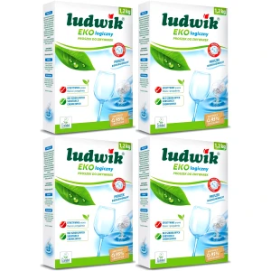 Proszek do zmywarki LUDWIK Ekologiczny Soda All in One 4x 1,2kg