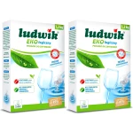 Proszek do zmywarki LUDWIK Ekologiczny Soda All in One 2x 1,2kg