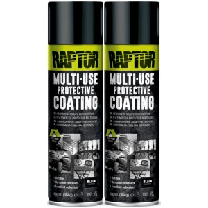 Raptor Powłoka ochronna UPOL Multi Use Coating Black 1K Spray 2x 450ml