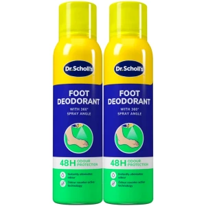 Dezodorant do stóp SCHOLL Fresh Step 24h Na Pot Zielony Spray 2 x 150ml