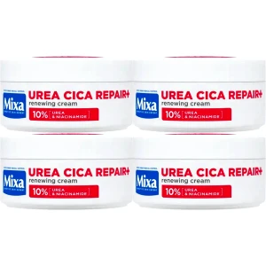 Regenerujący Krem Mixa Urea Cica Repair+ do Skóry Twarzy Suchej 4x150 600ml