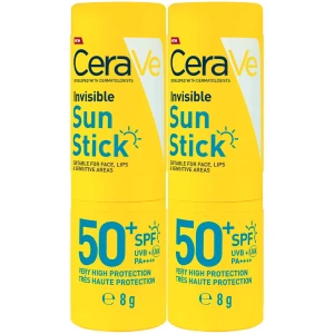 Niewidoczny Sztyft Przeciwsłoneczny CeraVe Sun Stick SPF 50+ UVA UVB Wit E 2x