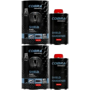 Antykorozyjna powłoka Grunt epoxyd Novol Cobra Shield Czarny 2x 1L + Utwardzacz