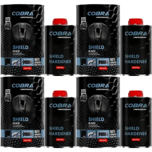 Antykorozyjna powłoka Grunt epoxyd Novol Cobra Shield Czarny 4x 1L + Utwardzacz