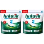 Tabletki do zmywarki Ludwik Maxx Power Mint Miętowe do naczyń 160 szt.