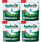 Tabletki do zmywarki Ludwik Maxx Power Mint Miętowe do naczyń 320 szt.
