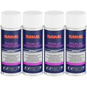 Podkład epoksydowy RANAL Epoxy Primer Antykorozyjny 4x 400ml