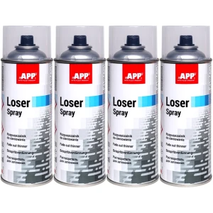 Rozpuszczalnik do cieniowania APP Loser Bezbarwny Spray 4x 400ml