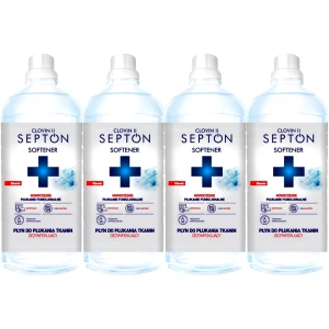 Dezynfekujący Płyn do płukania Clovin Septon Softener zmiękcza 4x1,8 7,2L