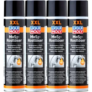 Odrdzewiacz MoS2 Liqui Moly XXL Niszczy Rdzę wypiera wodę Spray 4x 600ml