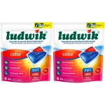 Kapsułki do prania Ludwik Tkaniny Kolorowe Color 2 in 1 2x44 88 szt.