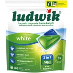Kapsułki do prania Ludwik Tkaniny Białe White 2 in 1 44 szt.