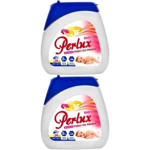 Kapsułki do prania delikatne Perlux Super Compact Baby perły 2x24 48 szt.
