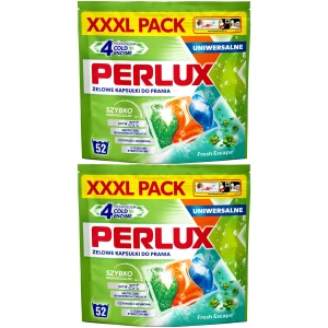 Kapsułki do prania uniwersalne Perlux 4 Cold Enzyme 20C Żelowe 2x52 104 szt.