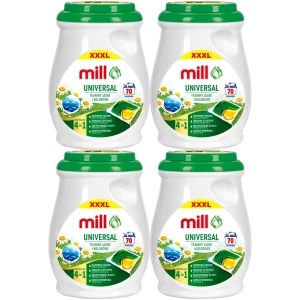 Kapsułki do Prania Mill Professional 4 in 1 20C Uniwersalne 4x70 280 szt.