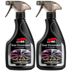 Mycie czyszczenie felg SOFT99 Iron Terminator Deironizer Spray 2x500 1L