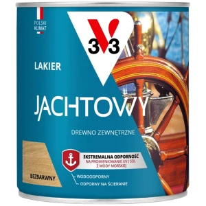 Lakier do drewna odporny na ścieranie V33 Jachtowy Bezbarwny 750ml