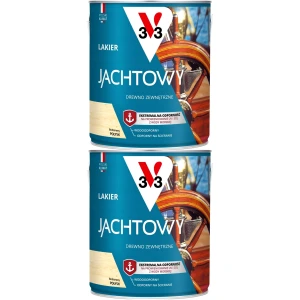Lakier do drewna odporny na ścieranie V33 Jachtowy Bezbarwny 5L
