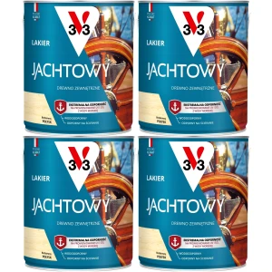 Lakier do drewna odporny na ścieranie V33 Jachtowy Bezbarwny 10L