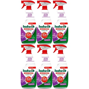 Mocny płyn do kamienia i rdzy Ludwik Maxx Power Kuchnia Łazienka Spray 6x600ml