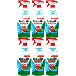 Mocny płyn do mycia szyb luster Ludwik Maxx Power Spray 6x750ml