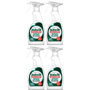 Spray do mycia naczyń Ludwik Maxx Power Express Anty-tłuszcz 4x 400ml