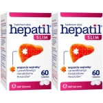 Wsparcie wątroby Hepatil Slim Cholina Metabolizm Suplement tabletki 2x60 120 szt.