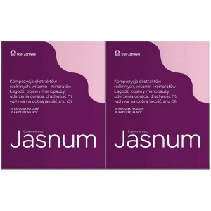 Łagodzenie objawów menopauzy Jasnum Koniczyna czerwona 2x 30+30 szt.