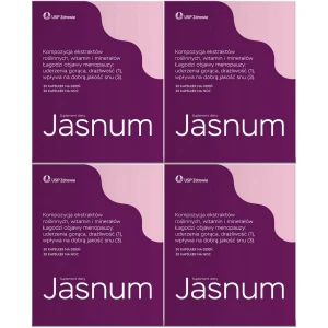 Łagodzenie objawów menopauzy Jasnum Koniczyna czerwona 4x 30+30 szt.