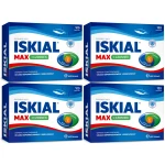 Olej z wątroby rekina Czosnek Iskial Max witamina D3 suplement 4x120 480 szt.