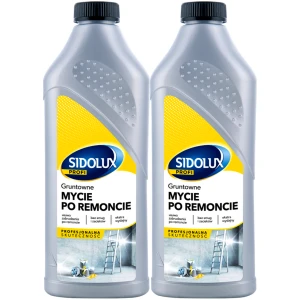 Środek do mycia po remoncie SIDOLUX Profi Wydajny Mocny 2x1 2L