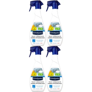 Płyn do mycia kabin armatury STARWAX Łazienka Bez Smug  Spray 4x