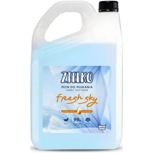 Płyn do płukania Zielko Fresh Sky naturalny niebieski ochrona włókien 5L