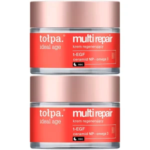 Krem na Noc Tołpa Multi Repair Regenerujący Ujędrniający Odżywiający 2x50ml