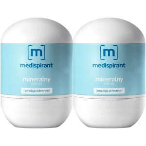 Antyperspirant bloker potu Medispirant Roll-On Ałun Mineralny 2x40ml