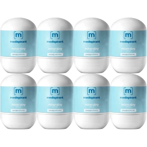 Antyperspirant Naturalny Medispirant Roll-On bloker potu Ałun 8x40ml