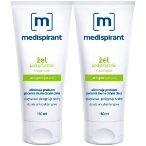 Żel pod prysznic Szampon Medispirant 2 w 1 Antyperspirant 2x180ml