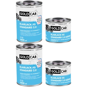 Lakier bezbarwny GOLDCAR Klarlack Standard 2.0 MS SR 2x 1,5L