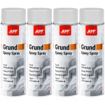 Podkład epoksydowy APP Grund Epoxy Spray Jasnoszary 4x500ml 2L