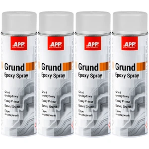 Podkład epoksydowy APP Grund Epoxy Spray Jasnoszary 4x500ml 2L